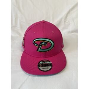 New Era Arizona Diamondbacks 9FIFTY Snapback Hat Cap 20th Anniversary Pink/Teal